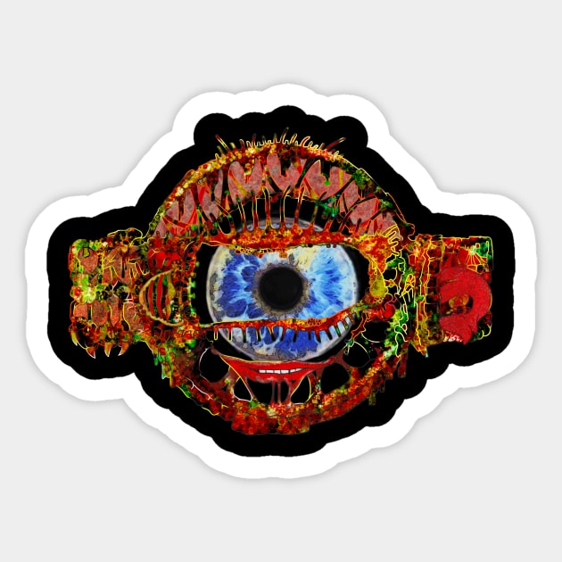 Guardian Of The Sunshine Gate Sticker by crunchysqueak